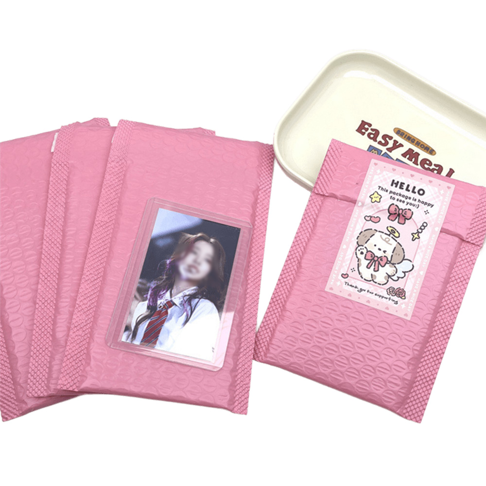 소량 구매 핑크 택배안전봉투 25x30cm + 4cm